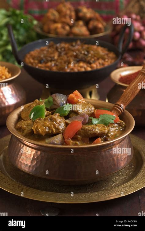 Lamb Jalfrezi Pakistan India Food Stock Photo Alamy