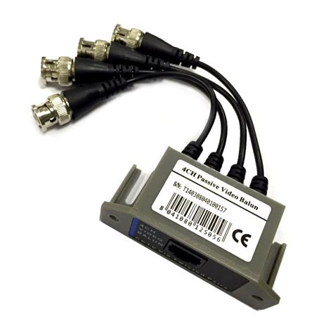 Azishn 4ch Hd Passiv Video Balun Transceiver Bnc T Grandado