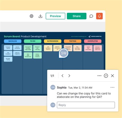 Free Online Scrum Board Tool