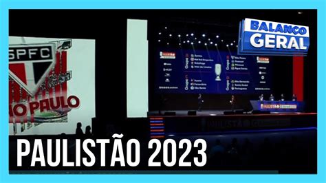 Veja Como Ficou O Sorteio Dos Grupos Do Paulistão 2023 Youtube