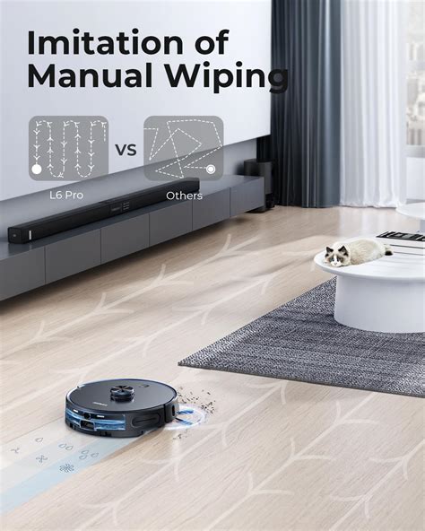 Laresar Robot Vacuum And Mop Combo 4000Pa Robotic Vacuum Cleaner With 3