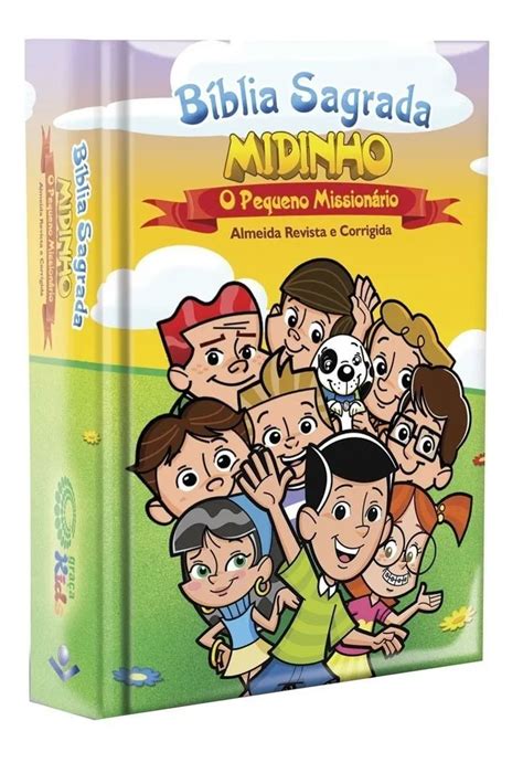 Bíblia Midinho O Pequeno Missionário Capa Dura Ilustrada Tamanho