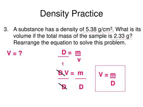 Density Notes Eq What Is Density Ppt Download