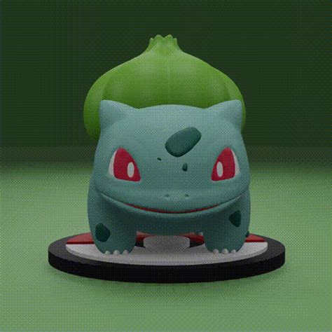 Stl Datei Pokemon Nr Bulbasaur D Druckbares Design Zum