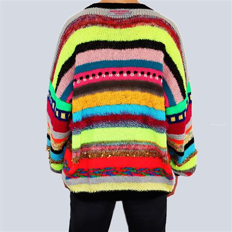 Venice Beach Boy Neon Sweater S L Marylin Roper