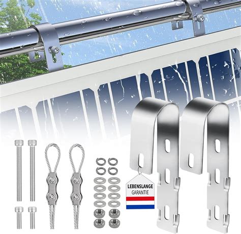 NELXIBI Solarpanel Halterung Haken Balkon Halterung Balkonkraftwerk