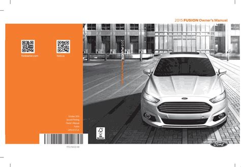 Owners Manual For Ford Fusion