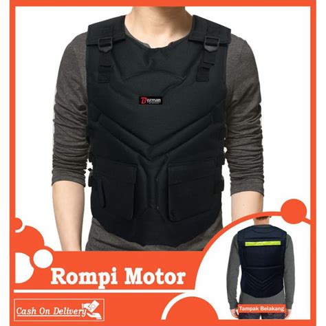 Jual Rompi Motor Touring Body Protector Pelindung Dada Anti Angin