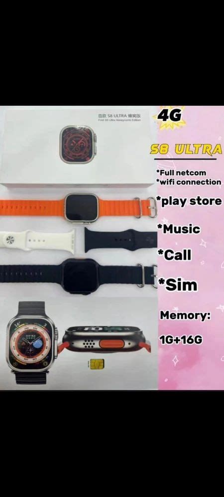S8 Ultra Sim Card Smart Watch At ₹ 2000piece Watch Phone In Mumbai