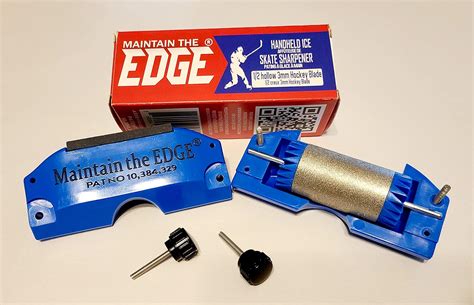 Maintain The Edge Handheld Hockey Ice Skate Sharpener 12