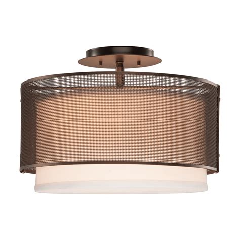 Flush Mount Drum Light Fixture Shelly Lighting