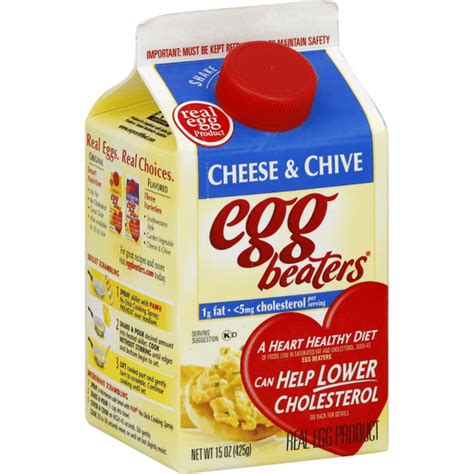 Egg Beaters Real Egg Product Cheese And Chive 15 Oz Dairy Foodtown