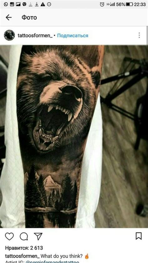 Pin De Johan Em Tatuagens De Urso Tatuagem De Animais