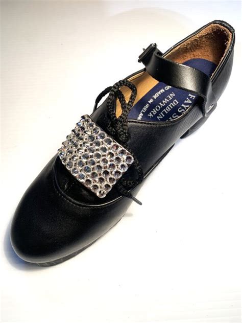 Clear Crystal Buckles Fays Irish Dancing Shoes Ltd