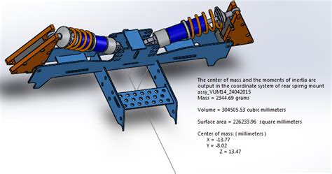 Victoria University Motorsport: Design of a Rear Spring and Bellcrank Mount