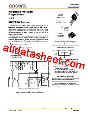 MC7924B Datasheet PDF ON Semiconductor