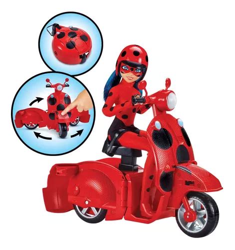 Scooter Miraculous Ladybug Switch N Go Con Mu Eca De Moda Env O Gratis