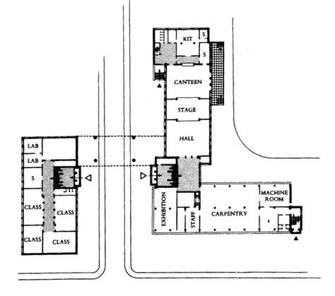 Dessau Bauhaus Floor Plan Bauhaus Building Maquette Architecture