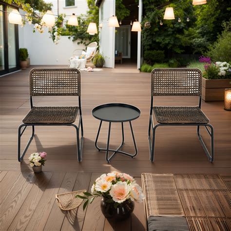 Bay Isle Home Hanshaw Person Outdoor Dining Set Wayfair Canada