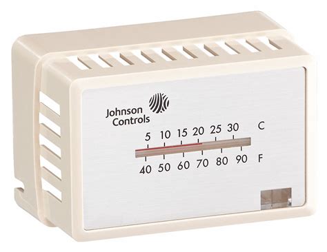 For Johnson Controls T-4000, Cover with Thermometer, Setpoint Window ...