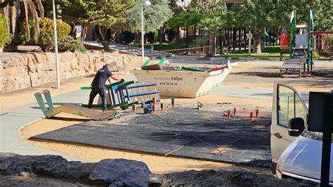 Parque Garrofers Calpe Calp Inicia La Reforma Del Parque De Els Garrofers