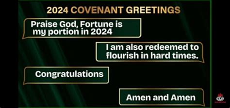 Winners Covenant Greetings For 2024 Call And Answer Prayer Points