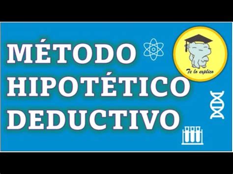 MÉTODO HIPOTÉTICO DEDUCTIVO TIPOS DE MÉTODO CIENTÍFICO IV YouTube