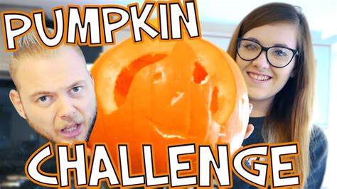 Pumpkin Carving Challenge Squiddy Vs Nicole Youtube