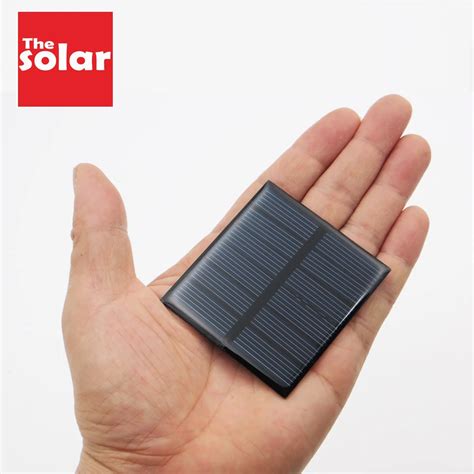 3VDC 150mA 0 45Watt Solar Panel Standard Epoxy Polycrystalline Silicon