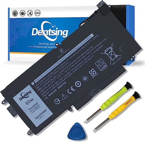 Dentsing 7 6V 60Wh 7500mAh 4 Cell K5XWW Laptop Battery Compatible With