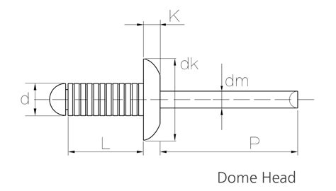 Grooved Type Blind Rivet Rivmate Rivet Manufacturer