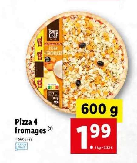 Promo Pizza 4 Fromages Chez Lidl ICatalogue Fr