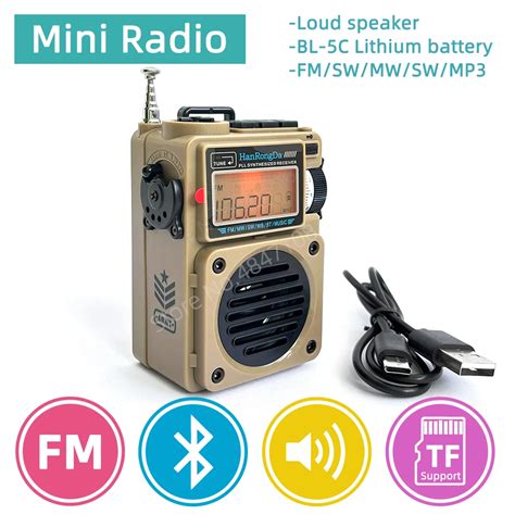 Mini Radio Portable De Poche Fm Am Mw Sw Wb R Cepteur Pleine Bande Cran