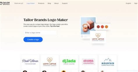Tailor Brands Info Pricing And Guides Ai Tool Guru