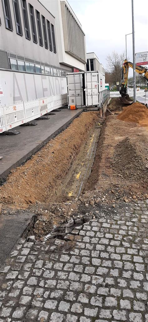 Bushaltestelle Erlanger Allee Baustellen