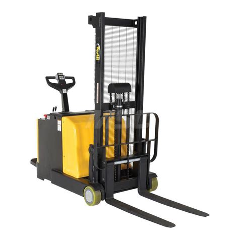 Vestil Lb Capacity Lift Height Battery Operated Stacker