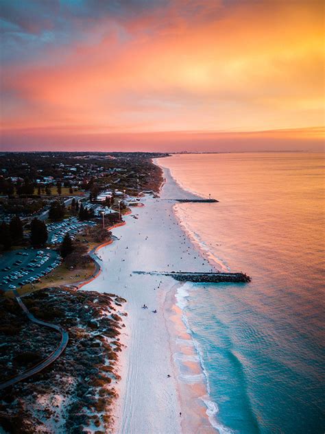 From Miles Away - City Beach Sunset, Perth, Western Australia