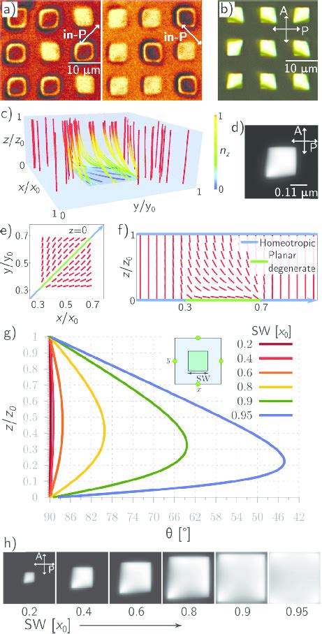 Surface Square Patterned Lc Cells As Advanced Birefringent Material