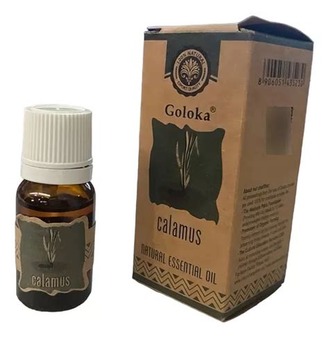 Óleo Essencial Indiano Goloka Blend Cálamo Calamus 10 Ml Parcelamento