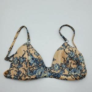 Zimmermann Swim Zimmermann Porcelain Quilted Triangle Bikini