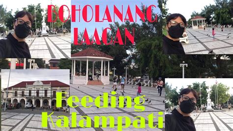 Feeding Kalampati At The Plaza Boholanang Laagan Youtube