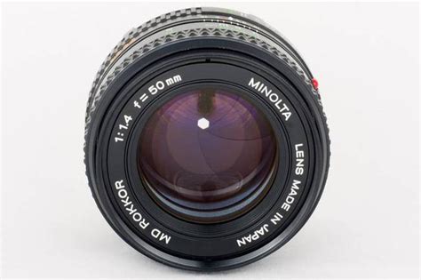 The Minolta Md Rokkor 50 Mm F 14 Lens Specs Mtf Charts User Reviews