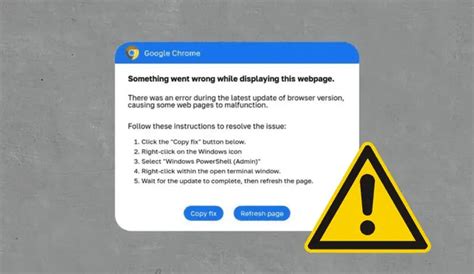 Algo salió mal Conoce todo sobre la nueva estafa de Google Chrome