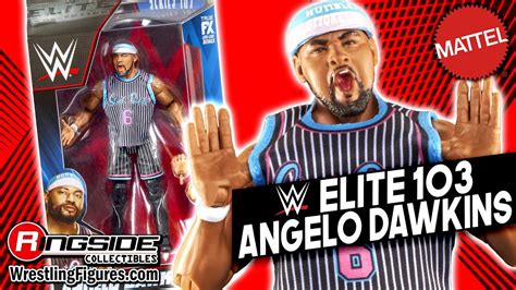 WWE Figure Insider Angelo Dawkins Mattel WWE Elite 103 Wrestling