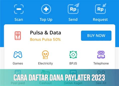 Pinjam DANA PayLater Rp10 Juta Gampang Banget Cukup Daftarkan Nomor