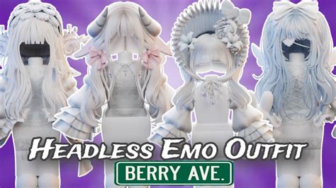 Roblox Headless Emo Outfit Codes For Berry Avenue Bloxburg Roblox