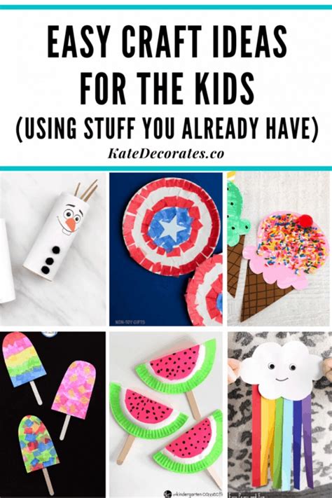 21 Ideas for Easy Kids Crafts