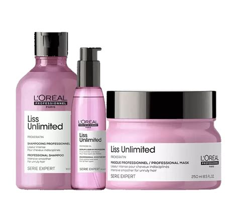 Loreal Professionnel Serie Expert Liss Unlimited Zestaw Szampon Maska