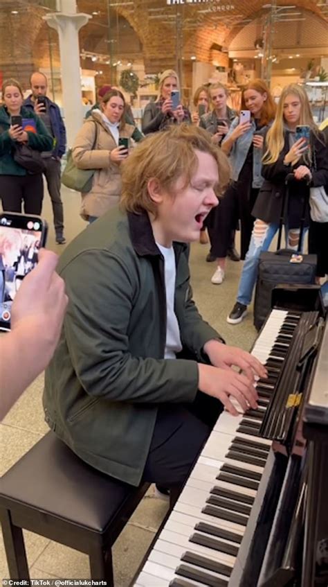 Lewis Capaldi Surprises Local Commuters By Playing The Piano And