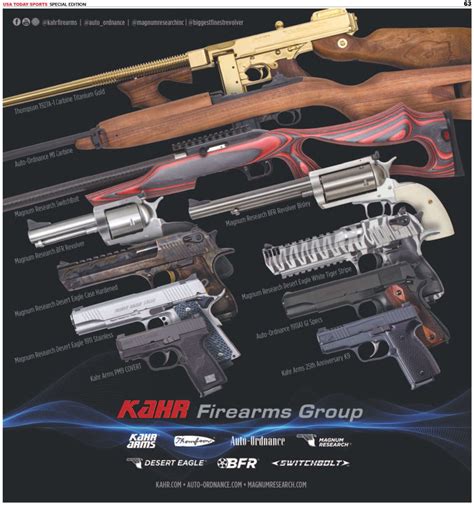 USA TODAY Kahr Firearms Group Full Spread Magnum Research Inc